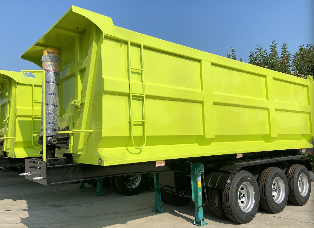 后翻自卸半挂车