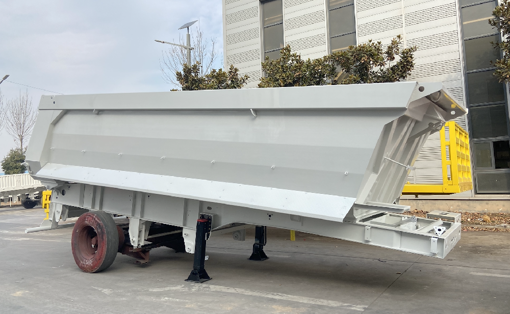 后翻自卸半挂车