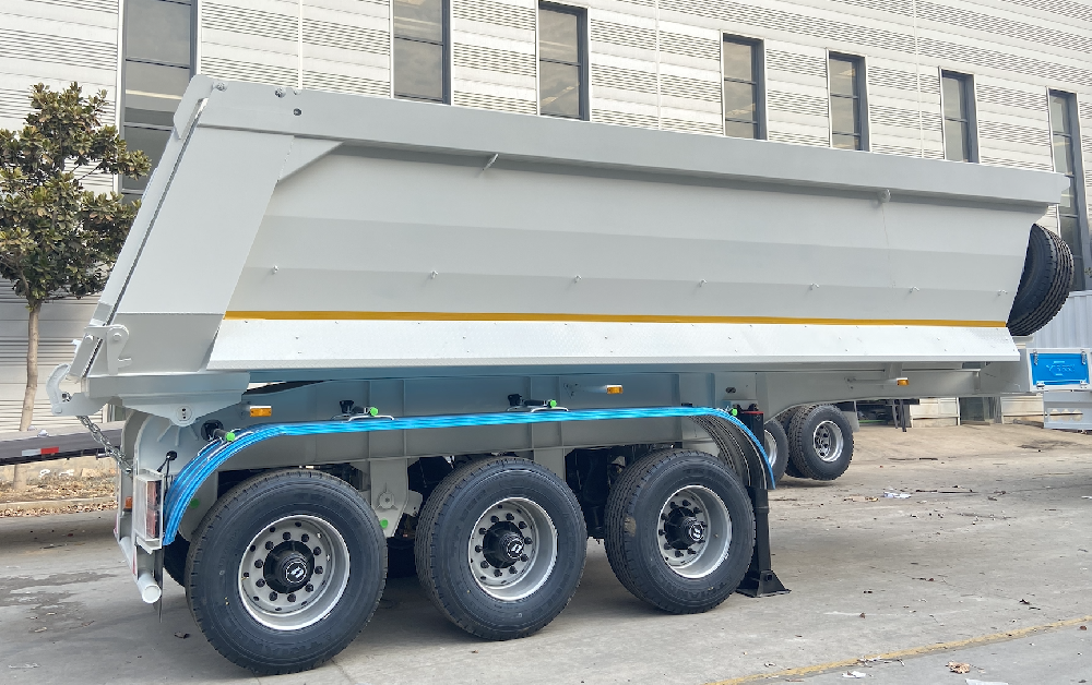 后翻自卸半挂车