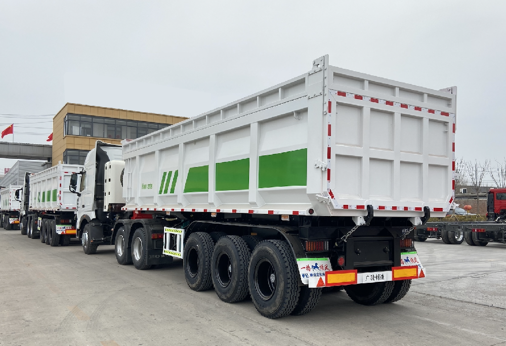 后翻自卸半挂车