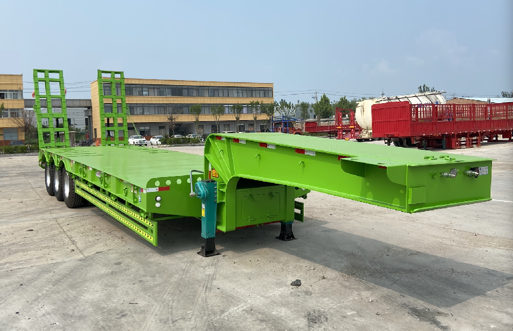 低平板半挂车