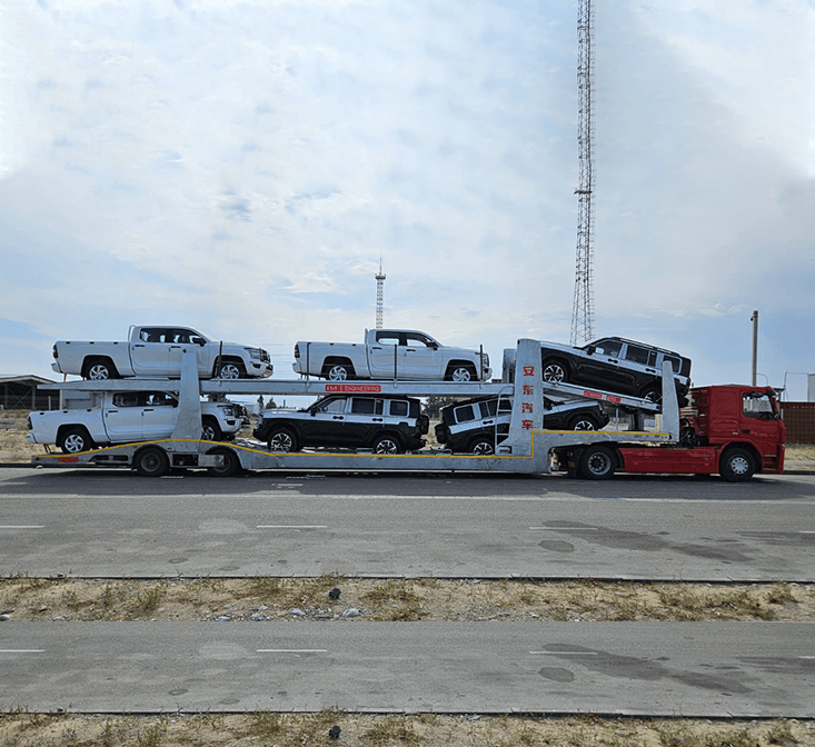Galvanized car carrier