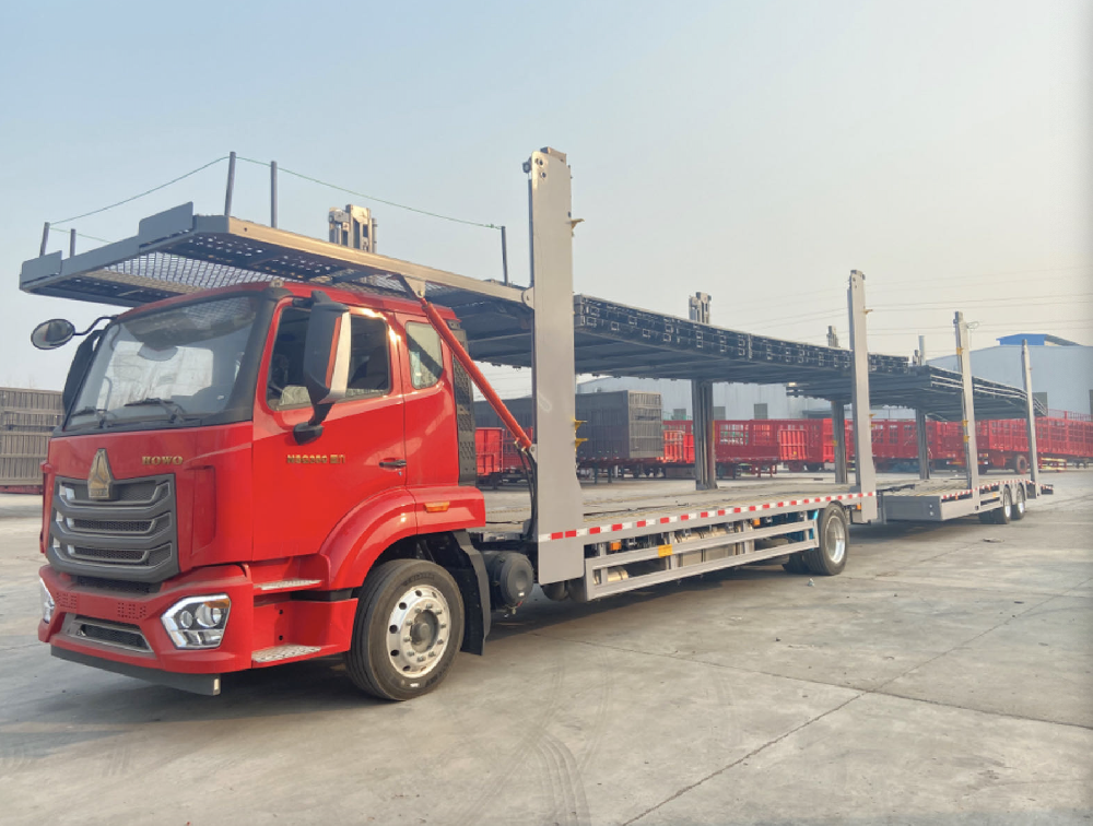 Mid-axle car carrier