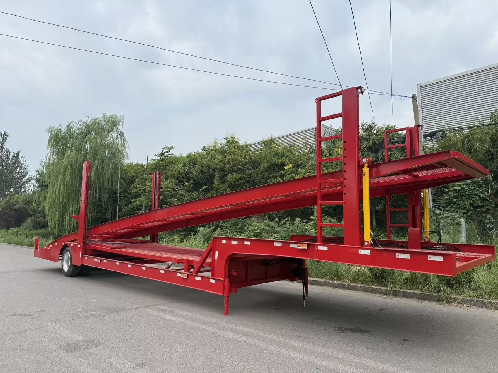 一轴轿运车(红色)